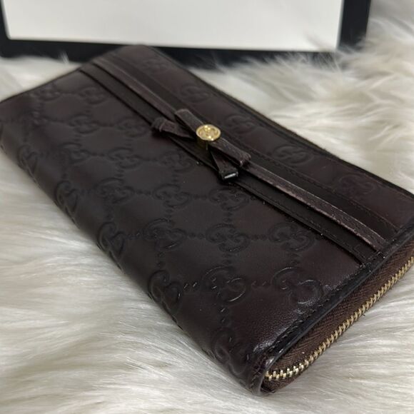 💯Authentic Guccissima Zipped Around Long Wallet 🍀 - Picture 3 of 17